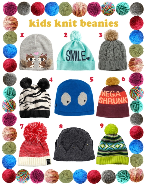 Kids Knit Beanies